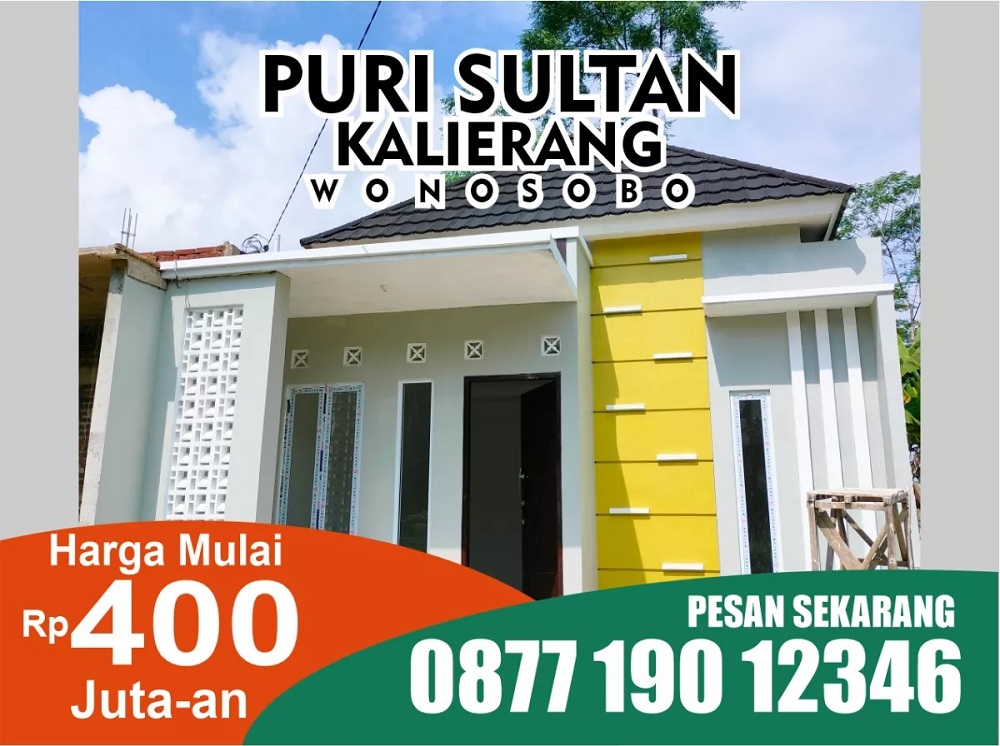 Dijual Rumah Baru di Wonosobo Dekat SMAN 2 Wonosobo, Pasar Selomerto, RSUD KRT Setjonegoro, Alun-Alun Wonosobo